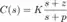 $$ C(s) = K \frac{s+z}{s+p}$$