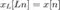 $x_L[Ln]=x[n]$