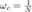 $\omega_c = \frac{1}{N}$