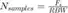 $N_{samples} = \frac{F_{s}}{RBW}$