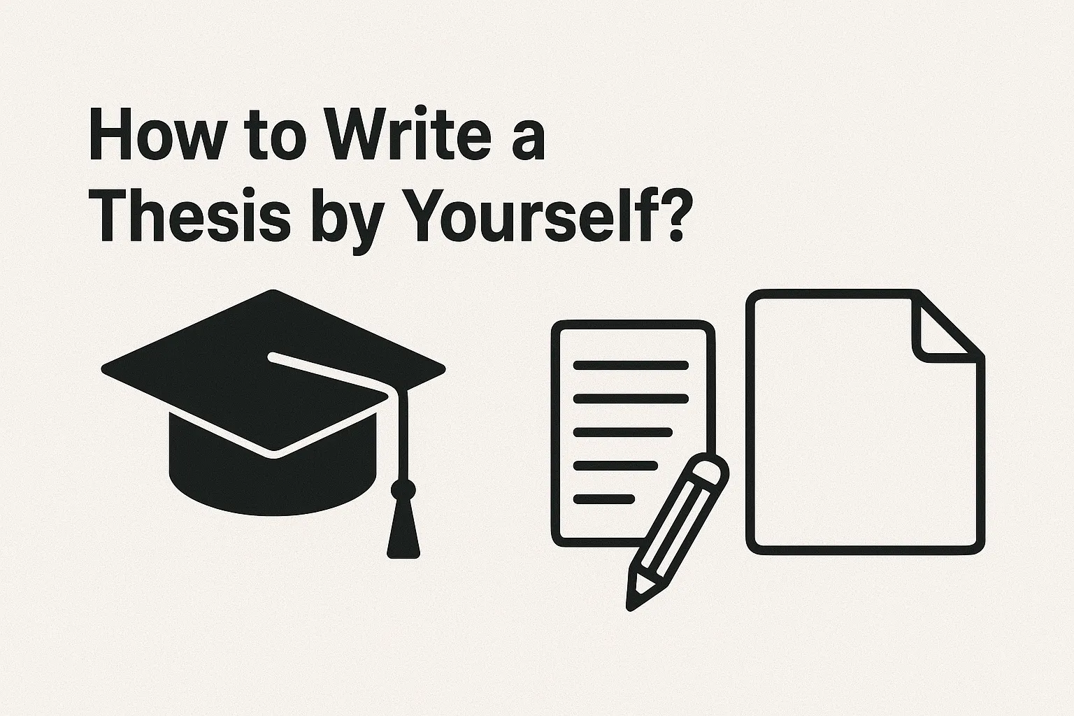 How to Write a Thesis by Yourself | Step-by-Step Guide for S