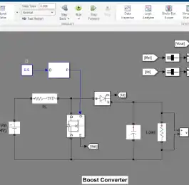 Boost Converter Simulink Model