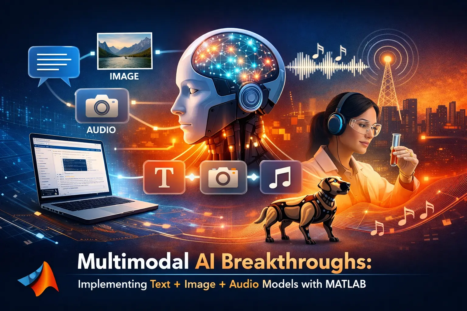 Multimodal AI Breakthroughs: Text + Image + Audio in MATLAB