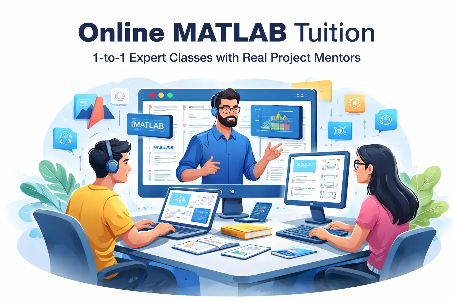 Online MATLAB Tuition Illustration