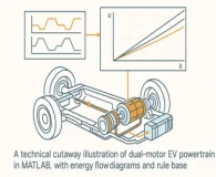 Energy Management for 2-Motor BEV