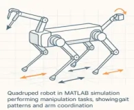 Quadruped Robot with a Manipulator