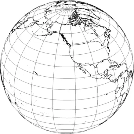 latitude and longitude on a globe